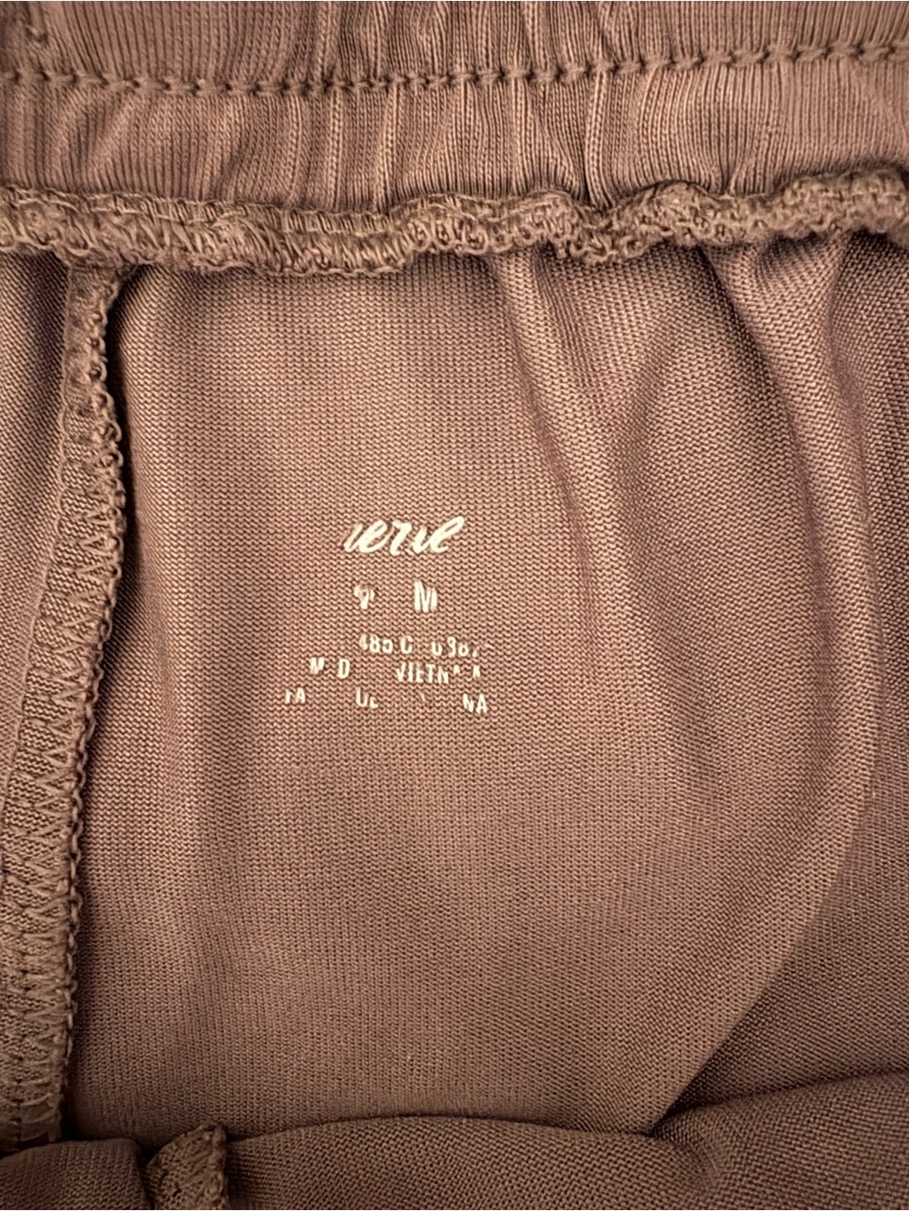 aerie Brown Drawstring Lounge Shorts - Picture 3 of 3